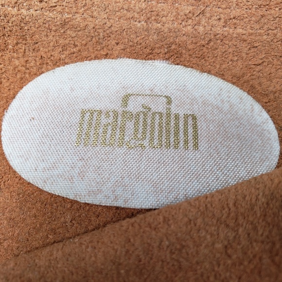 Margolin Vintage Stylish Flap Over Leather Clutch - Picture 4 of 8